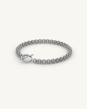 Staging reference — men's chain bracelet front