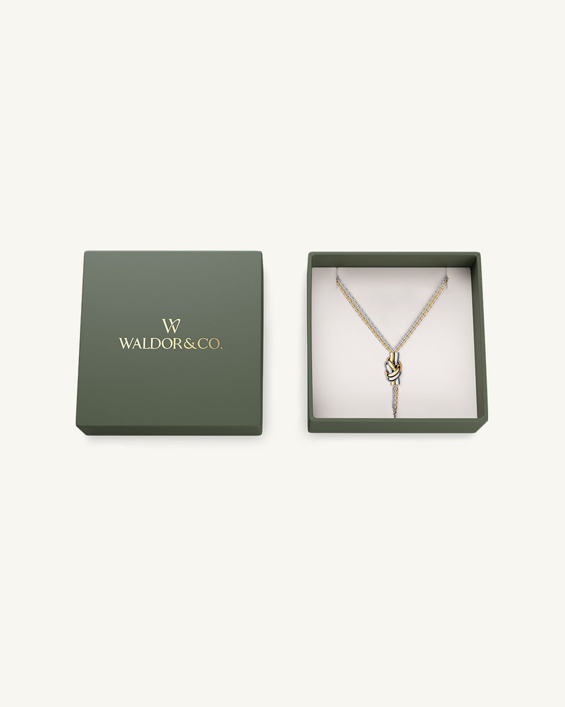 Staging reference — medallion necklace presentation