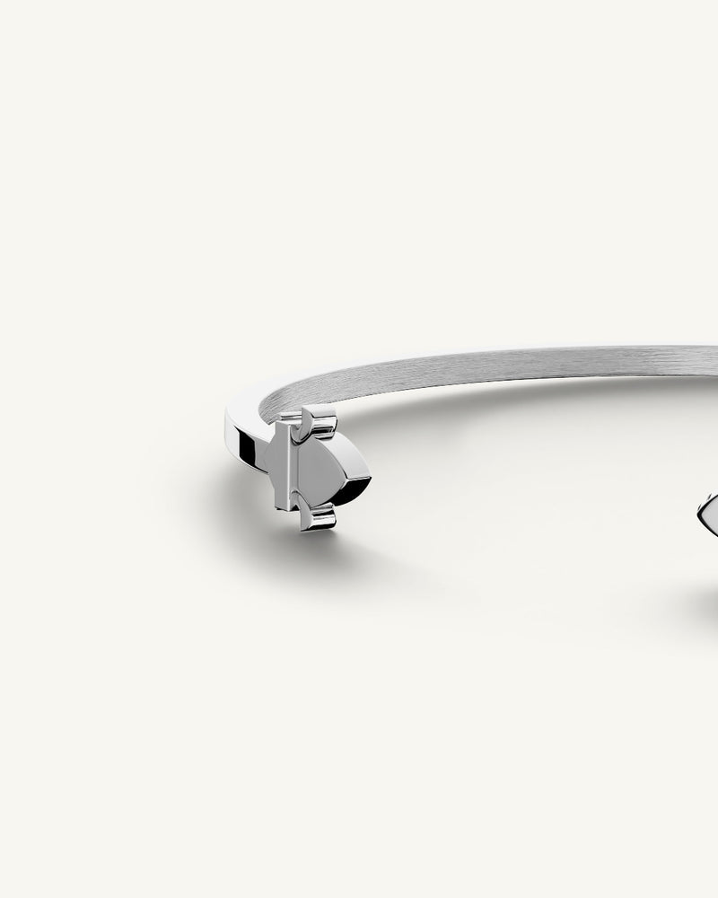 Staging reference — silver bangle detail